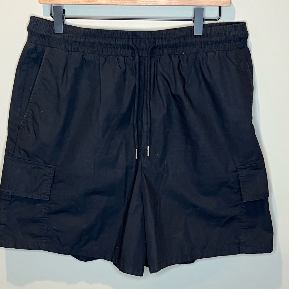 GARAGE cargo shorts black large
